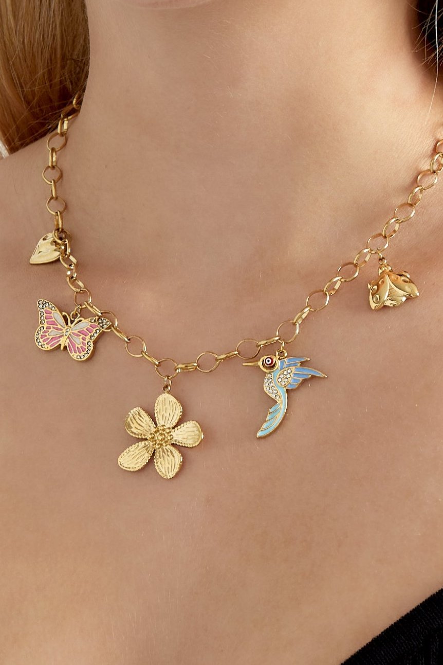 Clarisse Charm Necklace