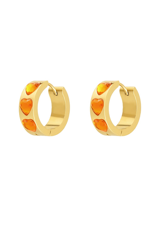 Vivre Orange Hoops